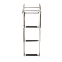 Vetus Marine Part     SLT3PA     Telescopic stainless steel (AISI 316) boarding ladder with 3 steps, extended length 875 mm