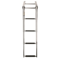 Vetus Marine Part     SLT4PA     Telescopic stainless steel (AISI 316) boarding ladder with 4 steps, extended length 1165 mm