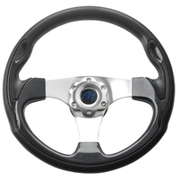 Vetus Marine Part     SWSPORT     Three spoke sport steering wheel, Ø 30 cm, carbon finish