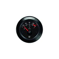 Vetus Marine Part     TEMPB     Water temperature gauge, black, 12/24 V (40-120°C), cut-out size Ø 52 mm (excl. sensor) 