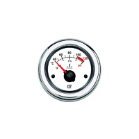 Vetus Marine Part     TEMPW     Water temperature gauge, white, 12/24 V (40-120°C), cut-out size Ø 52 mm (excl. sensor) 