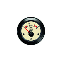 Vetus Marine Part     VLT12N     Voltmeter, cream, 12 V (10-16V), cut-out size Ø 52 mm