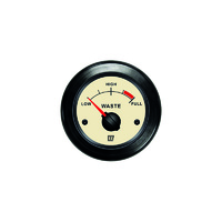 Vetus Marine Part     WASTN     Waste water level indicator, cream, 12/24V, cut-out size Ø 52 mm (excl. sensor)