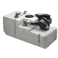 Vetus Marine Part     WWS12012B     Waste water tank system 120 ltrs, incl 12 Volt pump, sender and suction pipe (excl.inlet fitting)